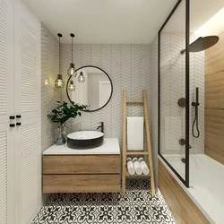 Scandinavian bathroom design photo