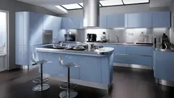 Cold kitchen interiors