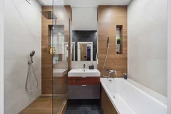 Bath and shower together design