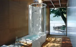 Bath And Shower Together Design