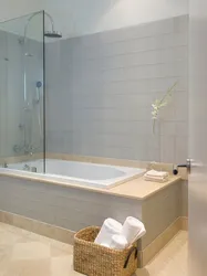 Ванна и душ вместе дизайн