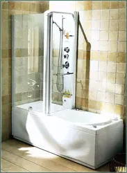 Ванна и душ вместе дизайн