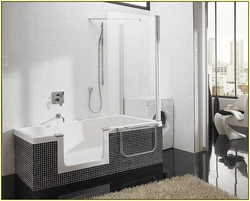 Bath and shower together design