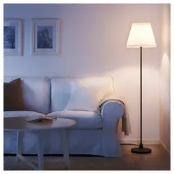 Floor Lamp In The Bedroom In The Interior