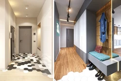 Hallway design for an apartment in a modern style 2023