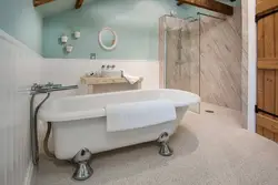 Линолеум на стену в ванную дизайн