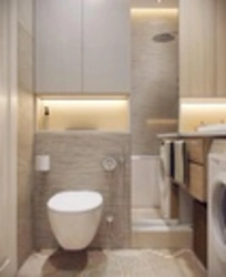 Bathroom design with installation
