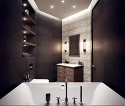 Ванная комната освещение фото для маленькой ванны