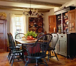 Colonial kitchen photo