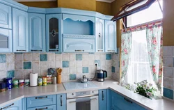 Repainted kitchen facade photo