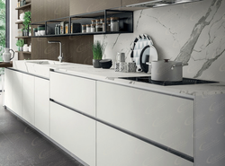 Kitchen Beige Concrete Photo