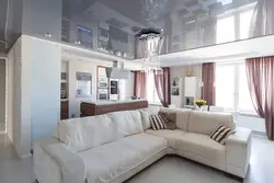 Photo Of Suspended Ceilings Living Room With Kitchen