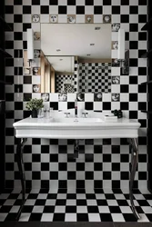 Checkerboard Bathroom Photo