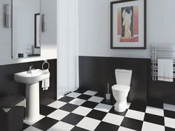 Checkerboard Bathroom Photo