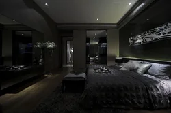 Black bedroom design