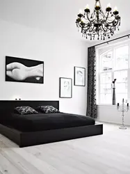 Black bedroom design