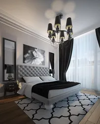 Black bedroom design