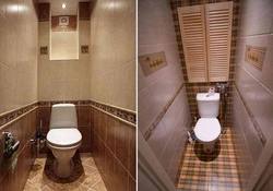 Toilet design in a panel house apartment