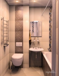 Design Of A Bathroom Combined With A Toilet In A Panel House