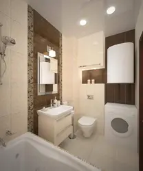 Design Of A Bathroom Combined With A Toilet In A Panel House