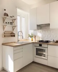 Small straight kitchen designs