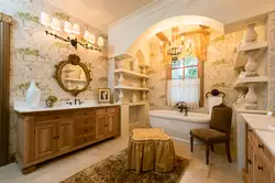 Beautiful bathroom photo in Provence style