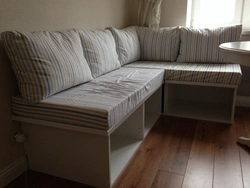 DIY kitchen sofa photo