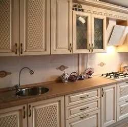 Classic kitchen interior with patina
