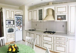 Classic kitchen interior with patina