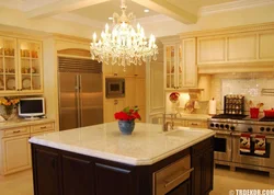 Chandeliers for a classic kitchen photo