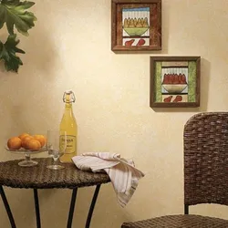 Paint the walls in the kitchen instead of wallpaper photo