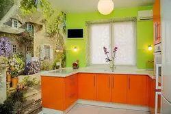 Покрасить стены на кухне вместо обоев фото