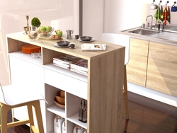 Table cabinet for a small kitchen photo