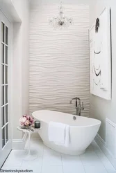 Relief tiles for bathroom design