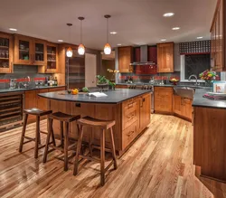 Wooden kitchens modern design photo