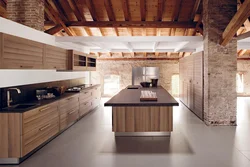 Деревянные Кухни Современный Дизайн Фото