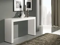 Console In A Modern Living Room Interior