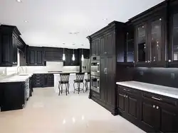 Kitchen design black classic