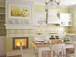 Provence kitchen tiles photo