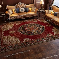 Turkish carpets in the living room interior