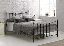 Interior With Metal Bed Photo Bedroom