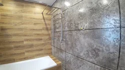 Ваннаға арналған дәретхана плиткалары қабырғадағы фото дизайн