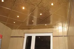 Cassette ceiling in the bath photo