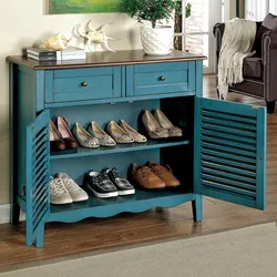 Hallway design shoe cabinet