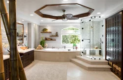 Bath and kitchen in one room photo