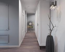 Interior Of A Gray Corridor In An Apartment Photo