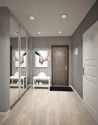 Interior Of A Gray Corridor In An Apartment Photo