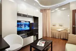 Suspended Ceilings In A One-Room Apartment Photo