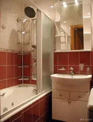 Дызайн пліткі ў ванным пакоі панэльнага дома