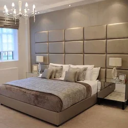 Soft panels for bedroom walls photo